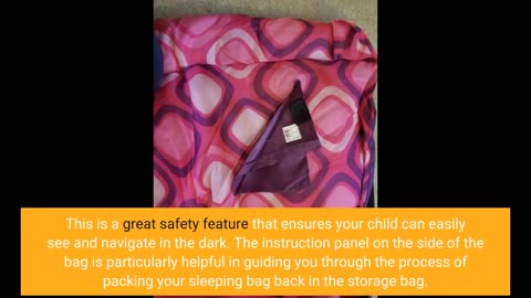 Customer Reviews: Coleman Kids 45°F Sleeping Bag, Comfortable Camping Sleeping Bag for Kids, Fi...