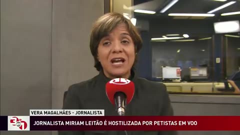 Jornalista Miriam Leitão é hostilizada por petistas em voo