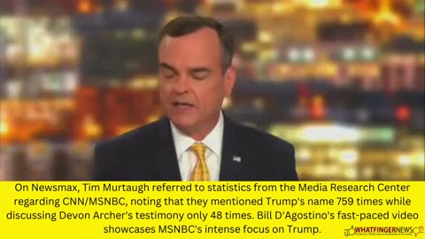 On Newsmax, Tim Murtaugh referred to statistics from the Media Research Center