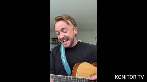 Tom Felton Singing Song Live On Behalf Of Charity