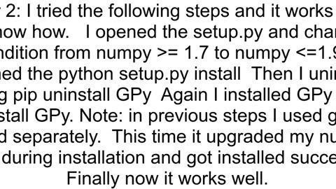 How to find and uninstall the numpy duplicate versions