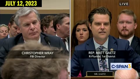 BOOM: Matt Gaetz Calls Out FBI Director Wray for Illegal FISA Queries!