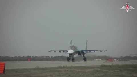 Russian Su-34 load out of FAB-500 bombs fitted with UMPC gliding kit within Ukraine Operation