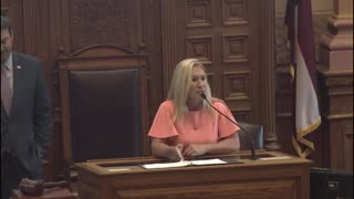 MTG: Today I addressed the Georgia Senate on issues that matter to citizens of our state