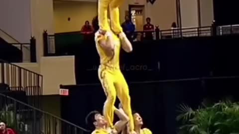 These guys are amazing 🔥 (_.world_of_acro_IG) #acrobats #acrostunt #nodaysoff