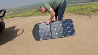 Easiest Jeep Overland Solar - ACOPOWER Portable Solar Panel