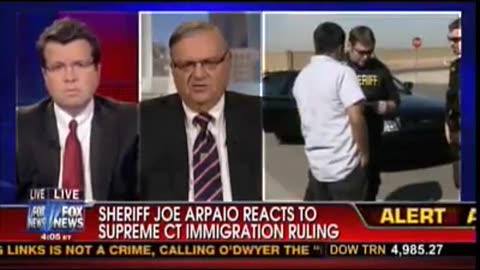 2012, Joe Arpaio talks to Cavuto (6.35, 8)