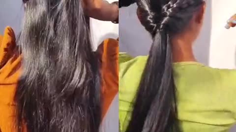 Girls Hair Style school girls her hair style #hairstyle #viralpost2024