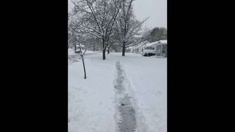 Raw Video (1) - November 17-19, 2022 Snowstorm in Kalamazoo, Michigan