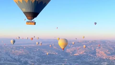 First time experiencing a hot air balloon