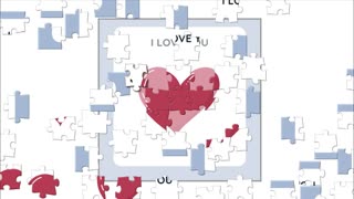 Jigsaw Puzzle - I love you