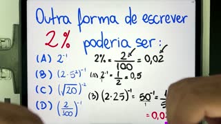 🤯 MATEMÁTICA BÁSICA DESBUGADA - Outra forma de escrever 2% poderia ser... Você consegue