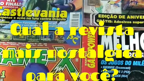 Qual a sua revista gamer que te marcou mais época!