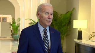 Biden says he's pleased with election turnout