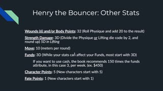 Basic OpenD6 Character Creation