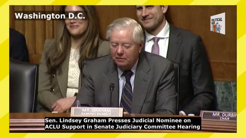 Senator Graham questioned a judicial nominee about his support for the ACLU