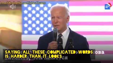 Yearly resume about Joe Biden.Please watch this hilarious video.