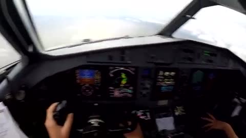 Full Flight Real Pilot EYE POV GoPro Cockpit Video