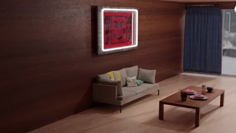 Interior design & animation - Blender