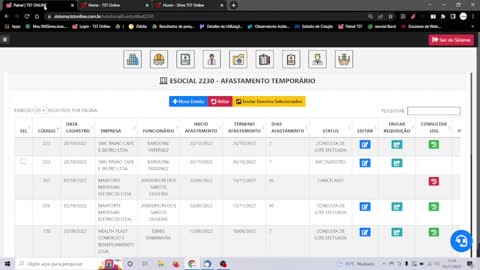 Aula 118 Enviando Evento S-2230 Afastamento Temporário TSTONLINE Sistemas