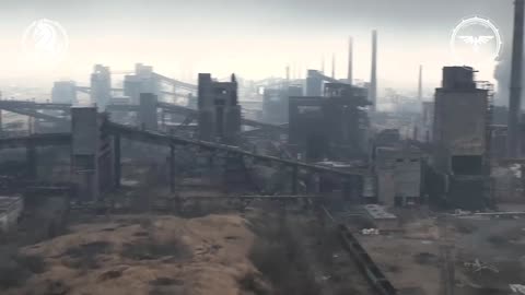 Attacking Russians in the Avdiivka Coke Plant