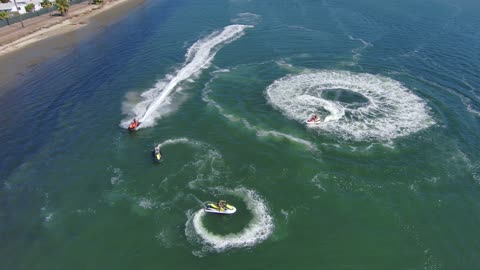 Blasian Babies DaDa De Anza Cove Boat Ramp Jet Skis Raw 4K Skydio 2+ Drone Footage!
