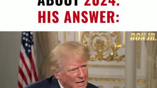 Trump answers questions about 2024