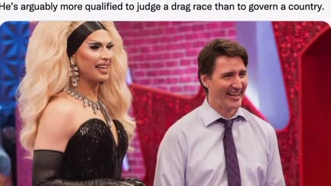 Justin Castrudeau zimbello mondiale sponsor delle Drag Queen