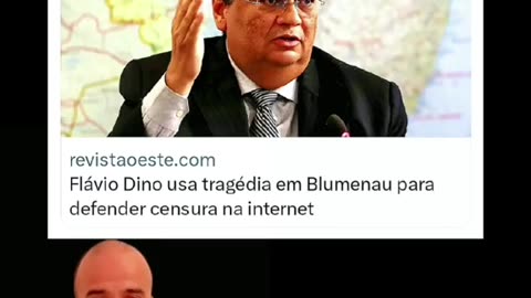 Flávio Dino usa da tragédia em blumenau para defender censura