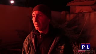Ukraine Rocket Attack Burns Man Alive & Destroys Home