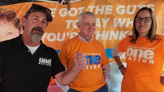 With Malcolm Roberts - Senator for Qld (PHON) and Sandy Roach - One Nation Candidate for Fadden.