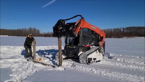 "Rodeo Season Over"... Time to Build Fence for Winter Pasture