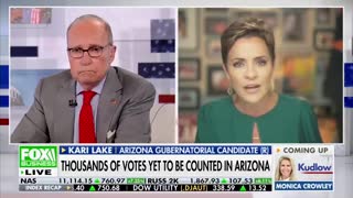 Kari Lake appears on Fox Business to give an update on ballot countinig