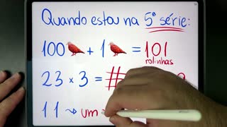 🤣 A MATEMÁTICA DA 5ª SÉRIE