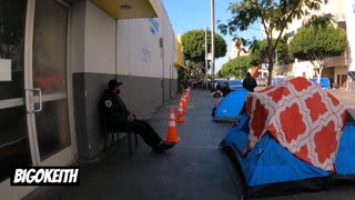 This is What Skid Row Looked Like During Covid (Long Version) Downtown Los Angeles California