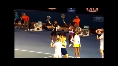 Novak Djokovic - Serena Williams - Ana Ivanovic Dance Gangnam Style