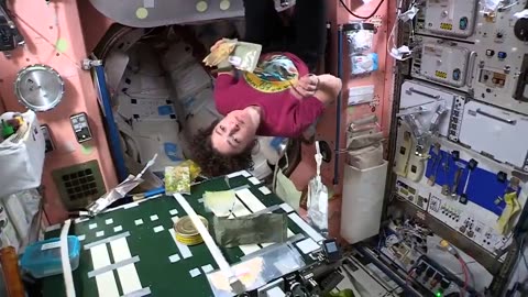 Space makes eating a lot more fun!' Astronauts explain food prep