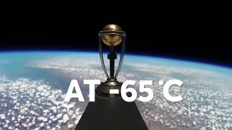 ICC Men's Cricket World Cup Trophy Tour 2023 launches into space 🚀