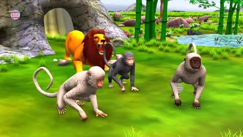 तीन मुर्ख बंदर | बंदर की कहानी Murkh Bandar ki Kahani Three Monkey's Trap Hindi Moral Stories