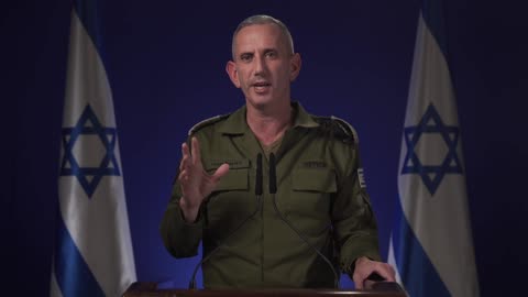IDF: IDF Spokesperson, Rear Admiral Daniel Hagari: