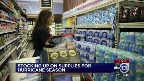 Stocking Up On Supplies For Hurricane Season (6/12/23)