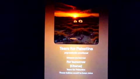 Tears for Palestine: