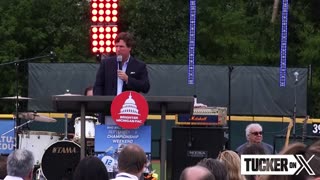 Tucker speaks in Michigan