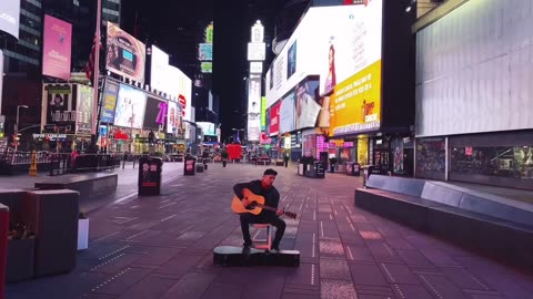Tommy Flynn “New York, New York” (Frank Sinatra Cover) - Sleeping Cities Sessions - Times Square