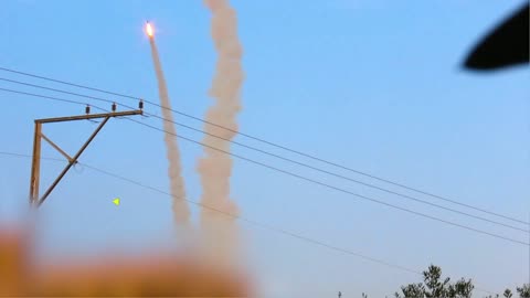Palestinian missile launch against Tel Haviv