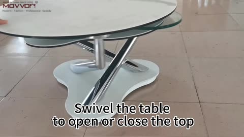 Upgrade Your Living Space with Swivel's Sleek Coffee Table! #swivel #coffeetable