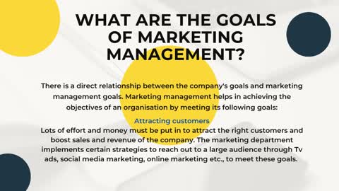 A Short Guide to Marketing Management