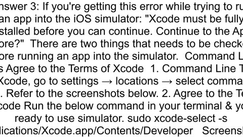 Terminal does not find the installed Xcode