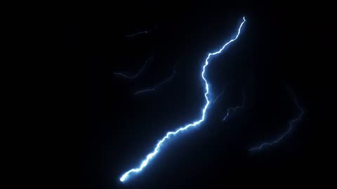 Animated Lightning Strikes HD Relaxing Screensaver