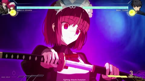 Melty Blood Type Lumina: Hisui & Kohaku Arc Drive and Last Arc Special Attacks